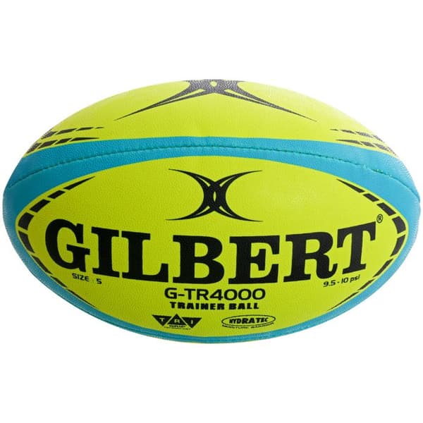 GILBERT Training Rugby Ball GTR4000 Fluorescent Size 4