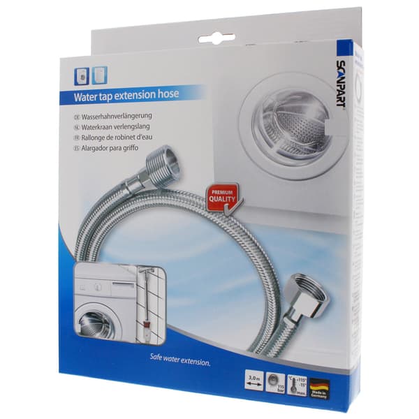 Scanpart Water Tap Extension Hose 3 m