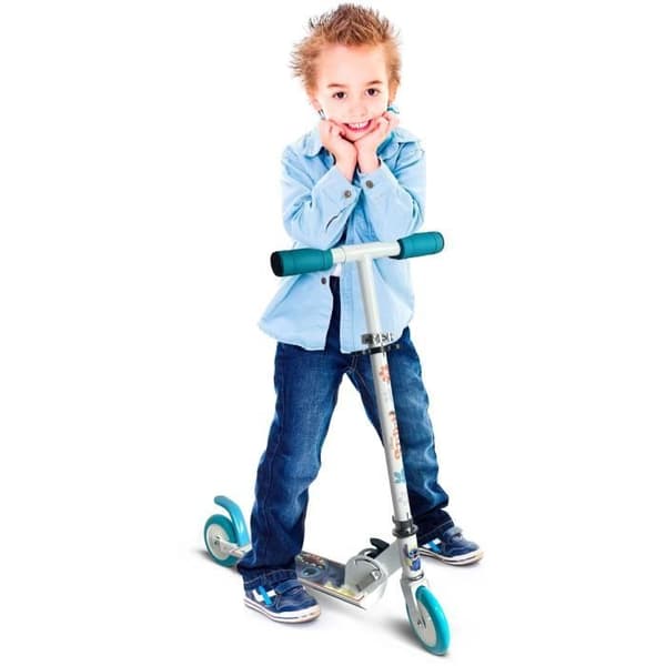 DISNEY Folding Scooter - STITCH - Adjustable Height - Non-Slip Deck