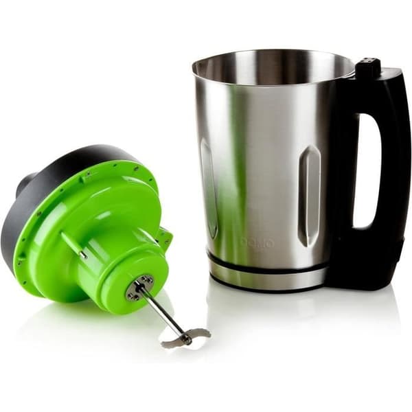 DOMO Heated Blender - DO498BL - 1000 W - 1.6 L - Black - 3 Programs