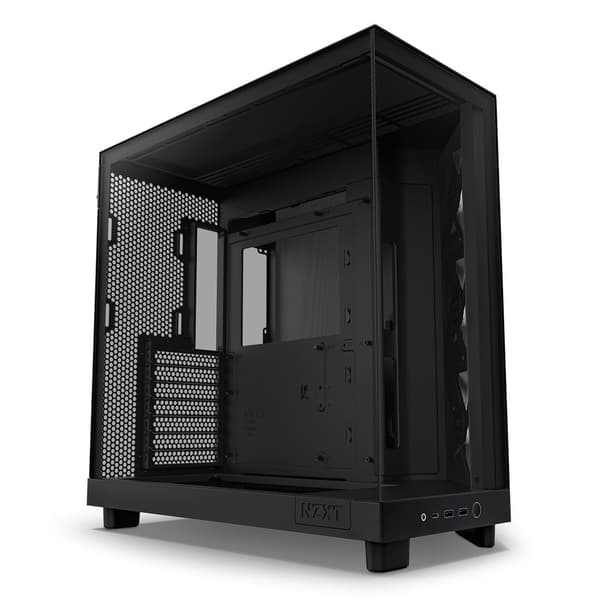NZXT H6 Flow RGB Midi Tower Black Computer Case