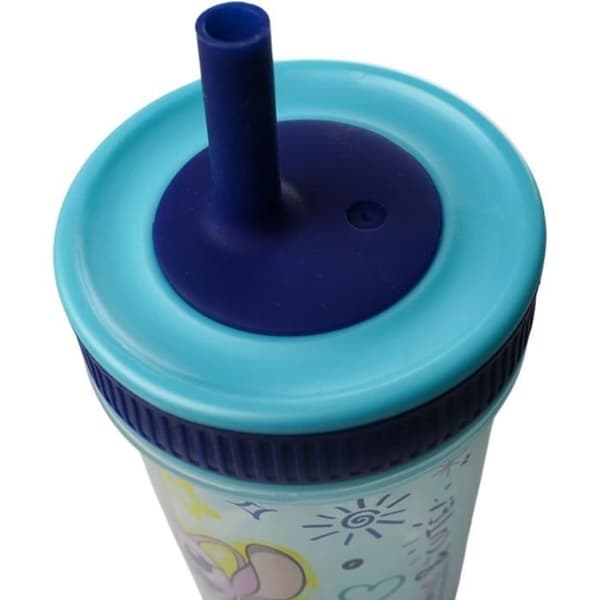 THERMOBABY Straw Cup - 420 ml - Leak-Proof - LILO & STITCH