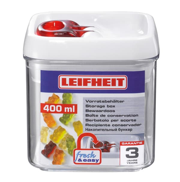 Leifheit Storage Can Fresh & Easy 400 ml Square Container