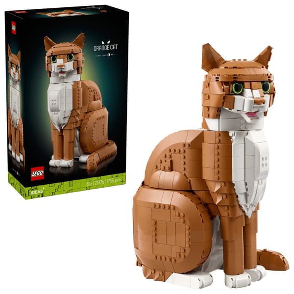 LEGO IDEAS 21376 Orange Cat Building Kit