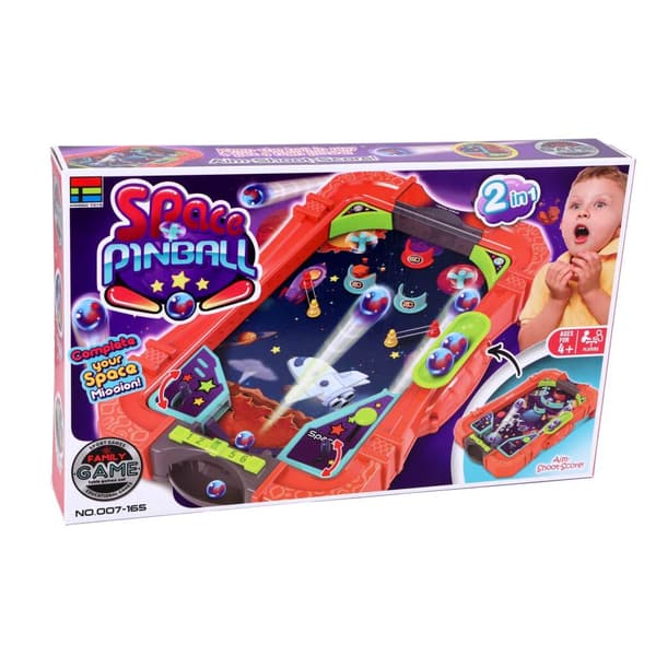 Space Pinball Game - Table Pinball with Space Theme - For Ages 4+