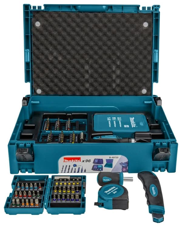 Makita B-49725 Nut Driver Bit Set 96 pcs