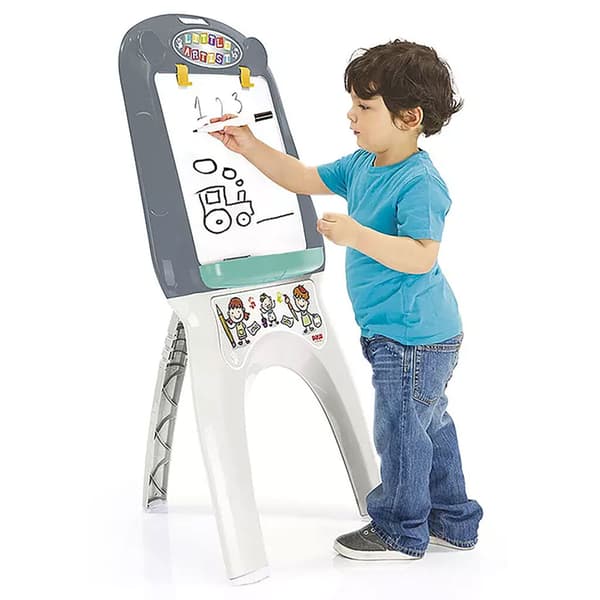 Dolu Jumbo Children's Coloring Easel Gray - Suitable from 3 Years