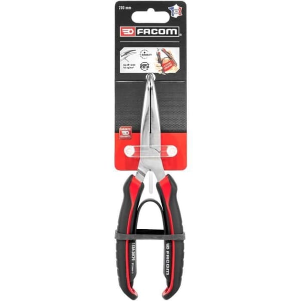 FACOM Tapered Nose Pliers - 183A.20CPEPB - Angled - Half-round