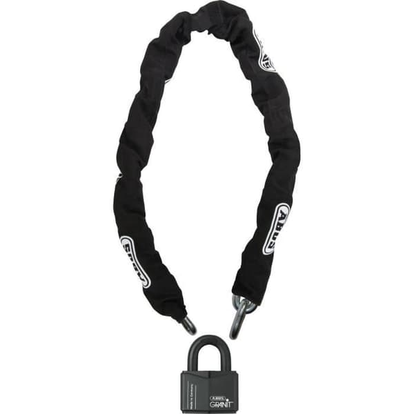 ABUS Chain Lock - 37RK/70 + 14MKS150 - 150 cm Chain - 14 mm Links - Double Locking
