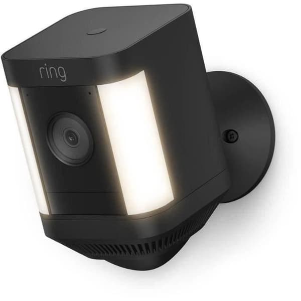 RING Spotlight Cam Plus - Mains Powered Surveillance Camera - Black