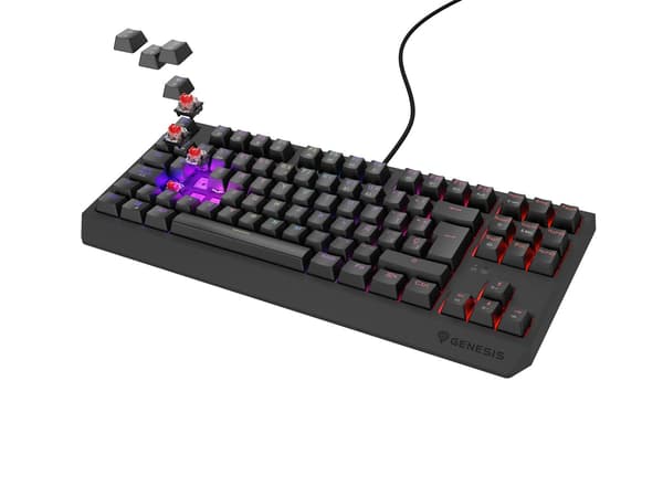 GENESIS Thor 230 TKL Keyboard Gaming USB QWERTY Spanish Black
