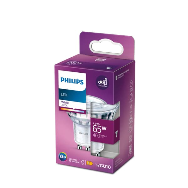 Philips Ledclassic 65W GU10 White 36D ND SRT4 Lighting