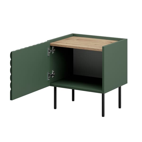 ONDA Bedside Table 2 pcs. 50x40x54 Green