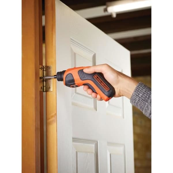 BLACK+DECKER Electric Screwdriver - 3.6V - LED - with 2 Bits - CS3651LC-QW