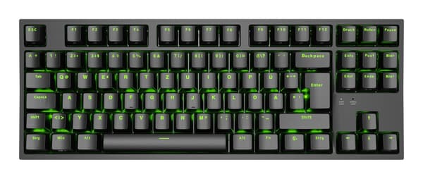 GENESIS Thor 404 TKL Gaming Keyboard USB QWERTY German Black
