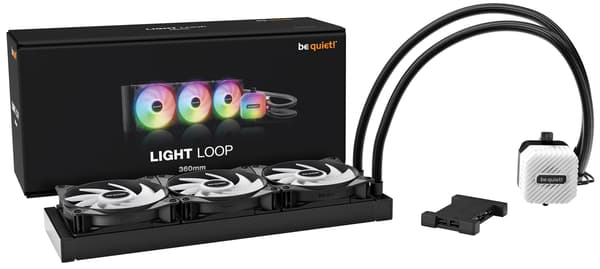 be quiet! Light Loop - Liquid CPU Cooling System - 360 mm - Black (BW022)