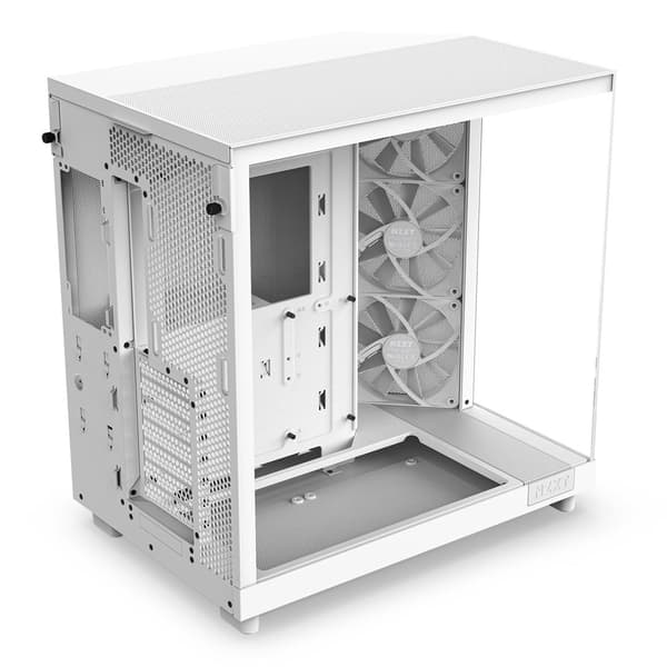 NZXT H6 Flow Midi Tower Case White - CC-H61FW-01