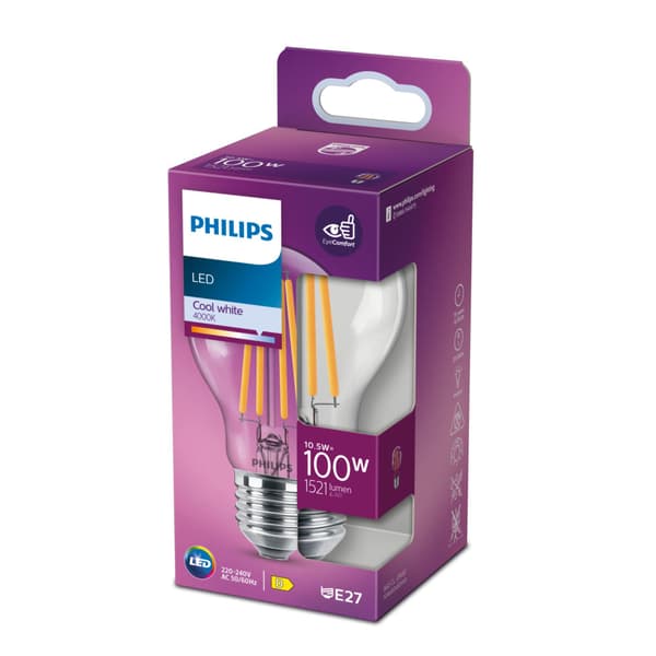 Philips LED Classic 100W E27 Cool White 15,000 Hours A60 Ndrfsrt4