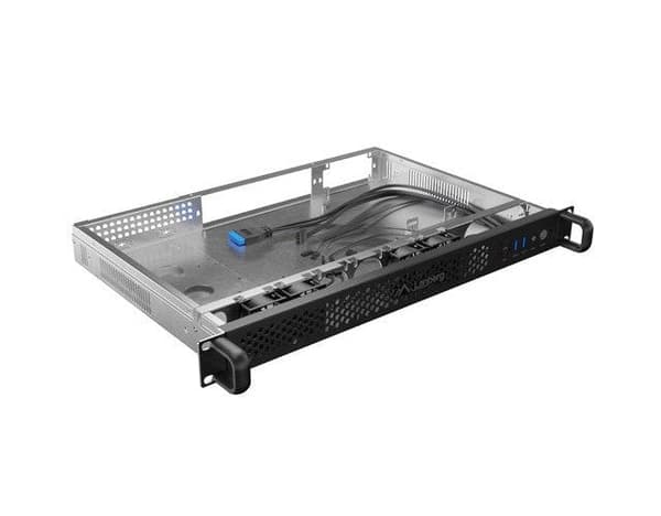 Lanberg Server Case ITX 300/10 19" 1U - Mini-ITX to E-ATX Compatible