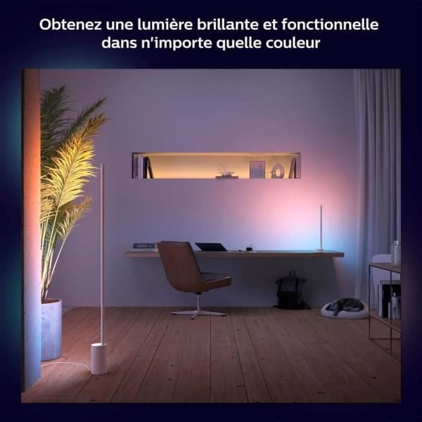 Philips Hue White and Color Ambiance Table Lamp, Gradient Signe White