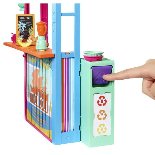 Barbie Beach Hut Playset with 18 Accessories