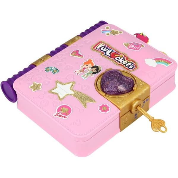 Funlockets - Secret Diary - Glitter Edition - Over 30 Surprises - Ages 6+