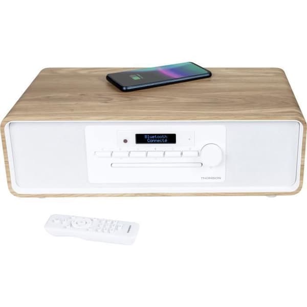 THOMSON Bluetooth Micro Hi-Fi System - CD/MP3/USB/FM/DAB+ Radio - 75W, LCD Display, Remote Control