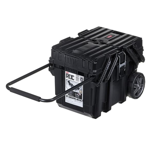 Keter CANTILEVER Job Box 57 L on Wheels Black
