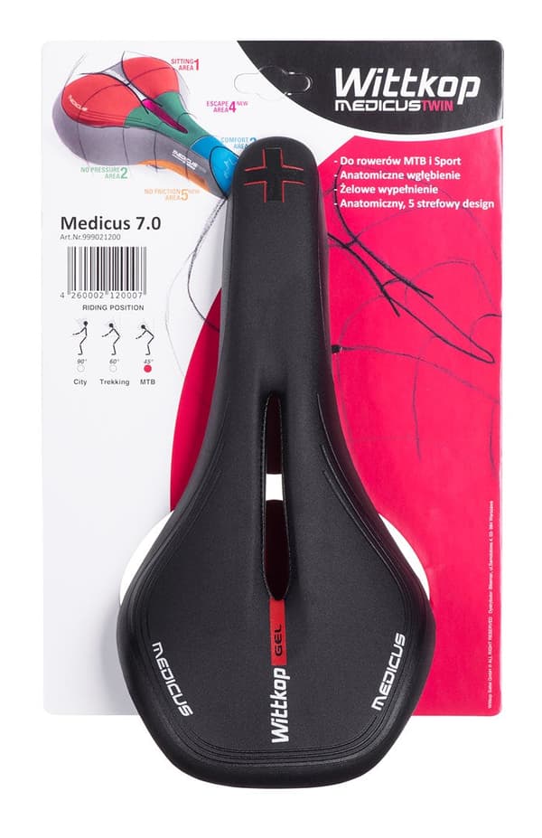 Wittkop Bike Saddle Medicus Twin 7.0