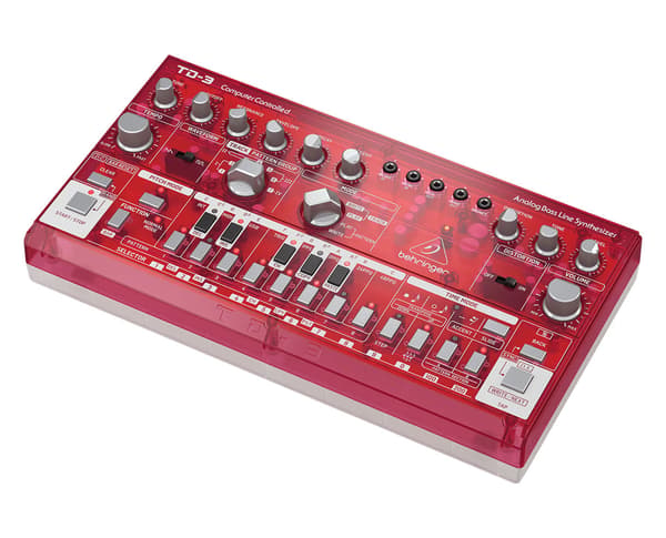 Behringer TD-3-SB Bassline Synthesizer Red Transparent