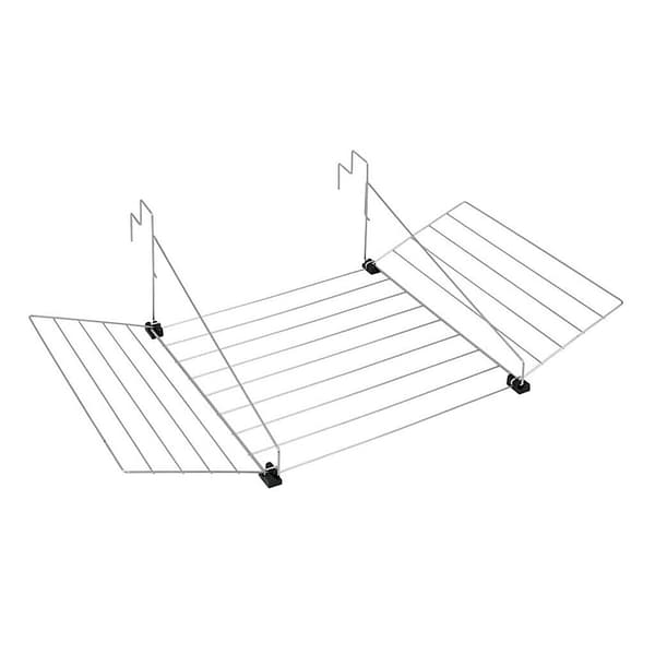 Tomado Metaltex Hanging Drying Rack Tilburg 12 M Silver Grey