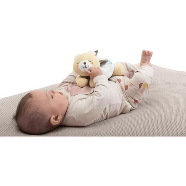 CHICCO Heated Teddy Bear - Beige - From Birth