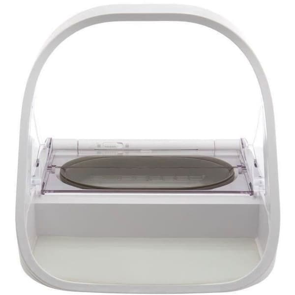 SUREFEED Microchip Pet Feeder - White - Includes Single Bowl, Double Bowl, Mat & ID Tag