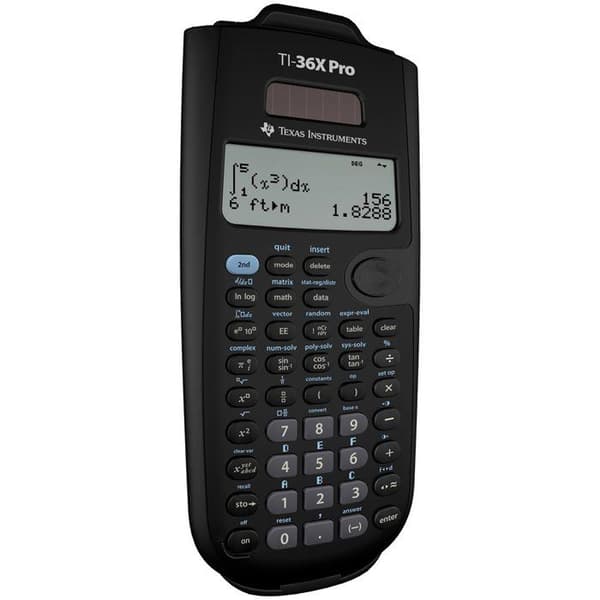 TEXAS INSTRUMENTS Scientific Calculator TI-36 X PRO - Black