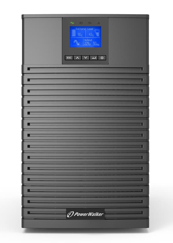PowerWalker VFI 2000 ICT IoT - 2000VA Online UPS with 8 AC Outlets