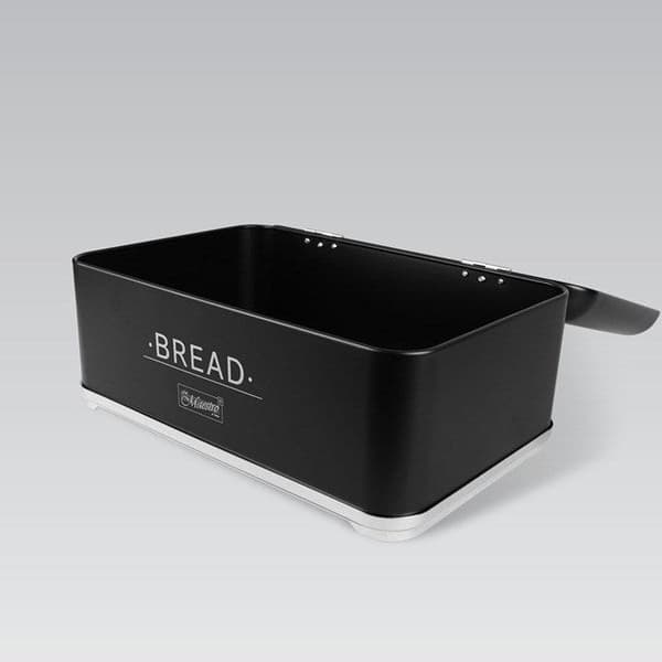 Maestro Bread Box Black MR-1677-AR-BL