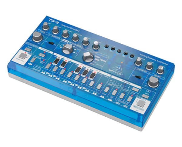 Behringer TD-3-BB Analog Bassline Synthesizer Blue Transparent