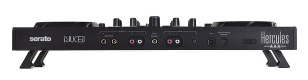 HERCULES DJControl Inpulse 500 - DJ Controller - Integrated Audio Interface - 16 RGB Pads - Black