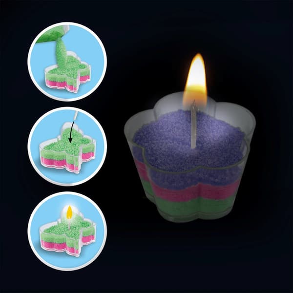 SES Creative Sand Wax Candles