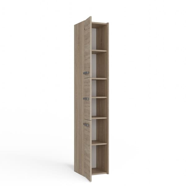 Topeshop S33 SONOMA Bathroom Storage Cabinet Oak