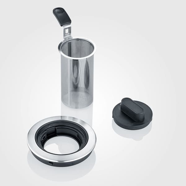 SEVERIN Deluxe Mini Kettle 1 L 2200W Glass/Stainless Steel WK 3473