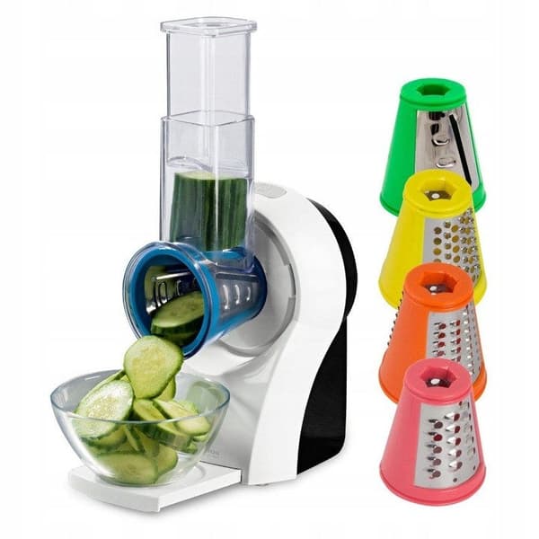 Esperanza EKM026 Electric Grater/Spiralizer Plastic Multicolour