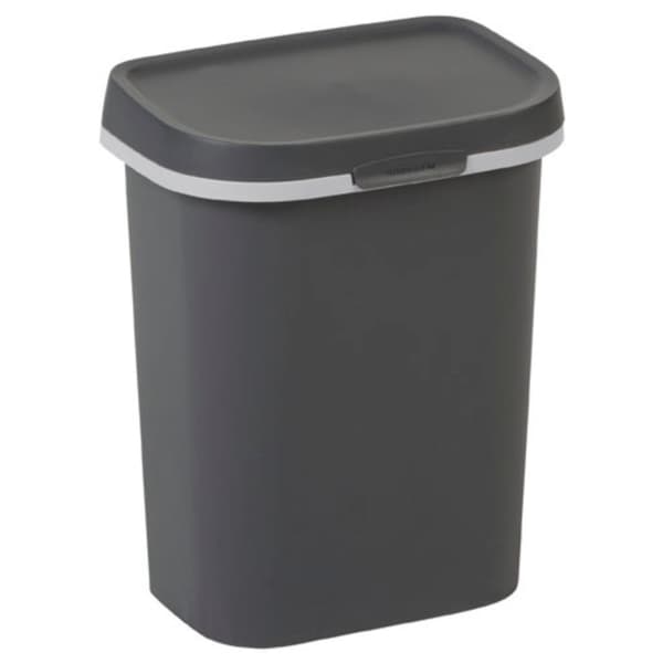 Curver Mistral Flat Waste Bin 10 L Anthracite