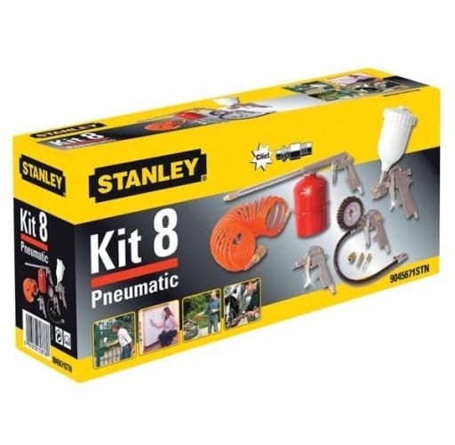 STANLEY Pneumatic Tool Set 8 Pieces