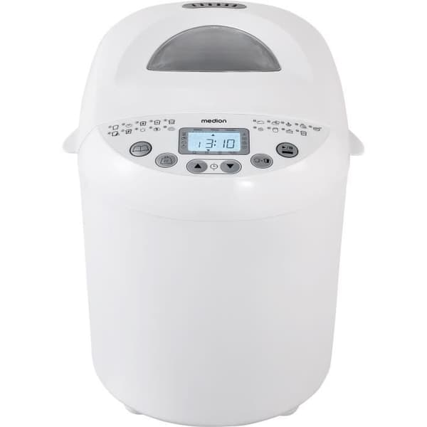 MEDION Bread Maker - 50073723 - 550W - 19 Programs - White