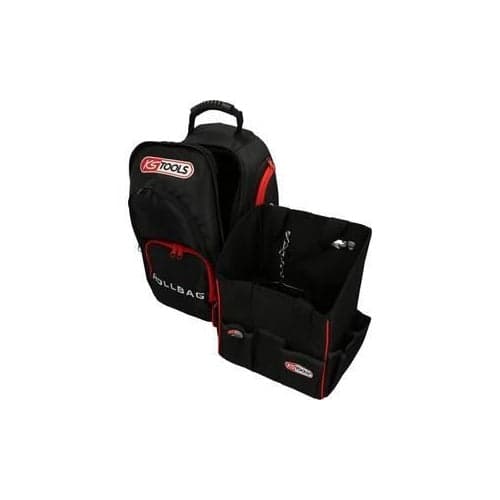 KS TOOLS Backpack - Rolling Bag - Telescopic Handle - Max Load 35 kg - 18 L