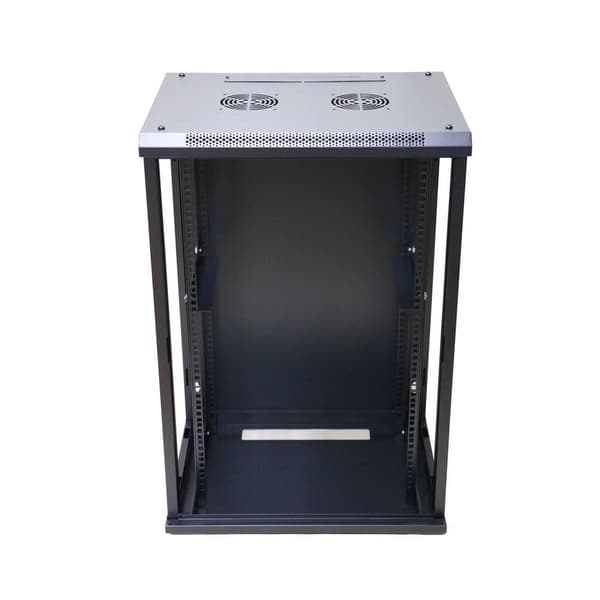 Extralink Rackmount Cabinet 18U 600x450 Black Wall Mounted