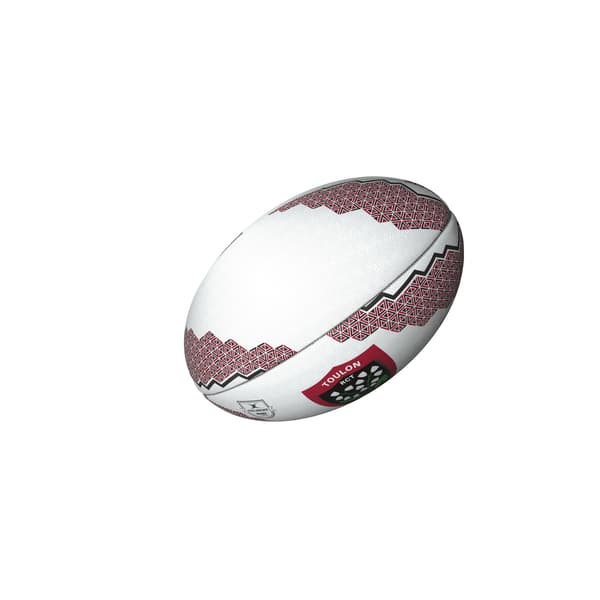 Gilbert Rugby Ball - Toulon Supporter - Size 5