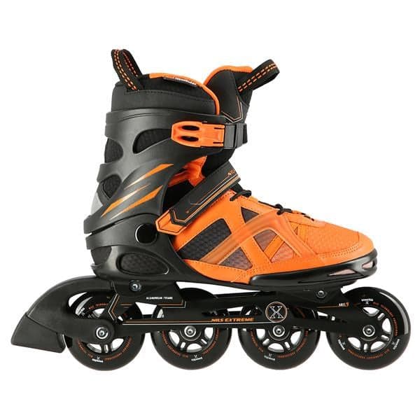NILS NA14112 Black-Orange Inline Skates Size 42