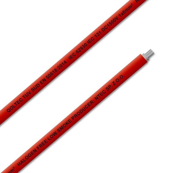 Qoltec Photovoltaic Solar Cable 6mm² 100 m 6mm2
